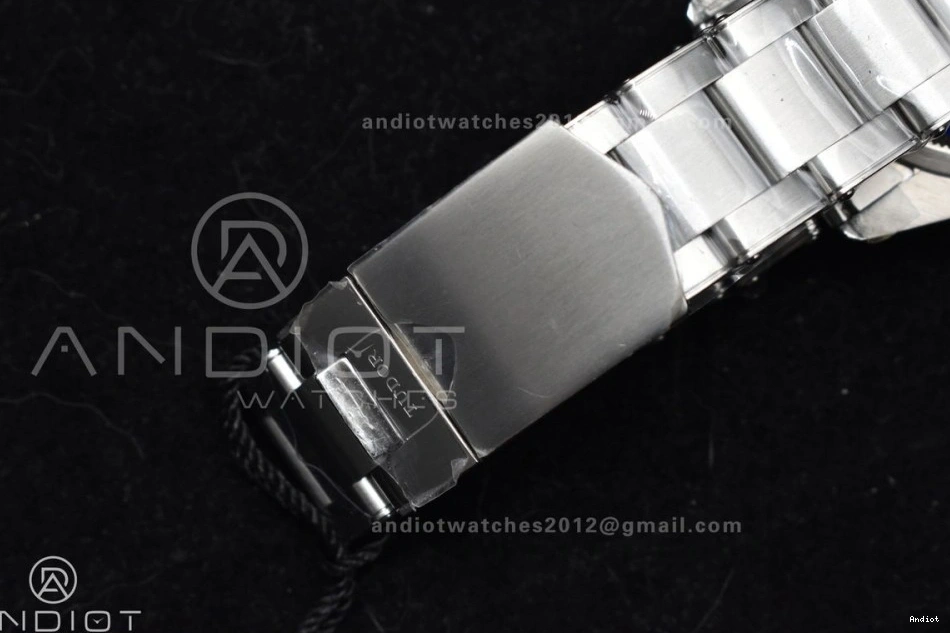 Black V5 A2824 SS Bay Bezel on 1:1 Black ZF Edition Heritage Best Bracelet 0520